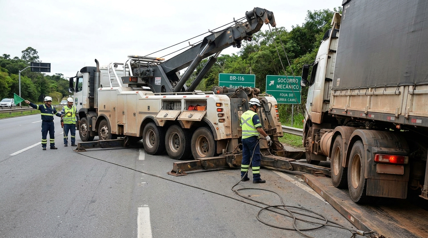 Guincho para Caminhão no Mutange, Maceió‑AL
