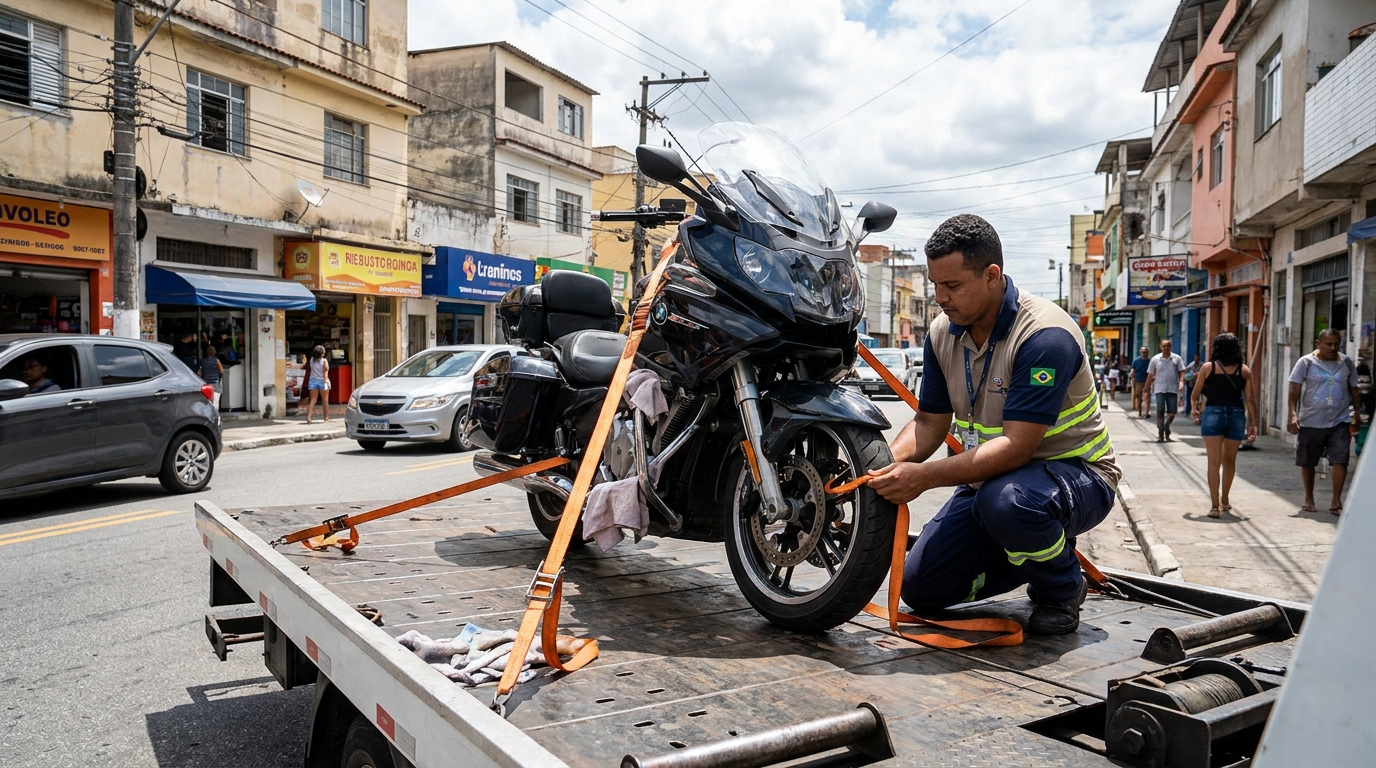 Remoção de Moto em Pane no Centro, Maceió‑AL